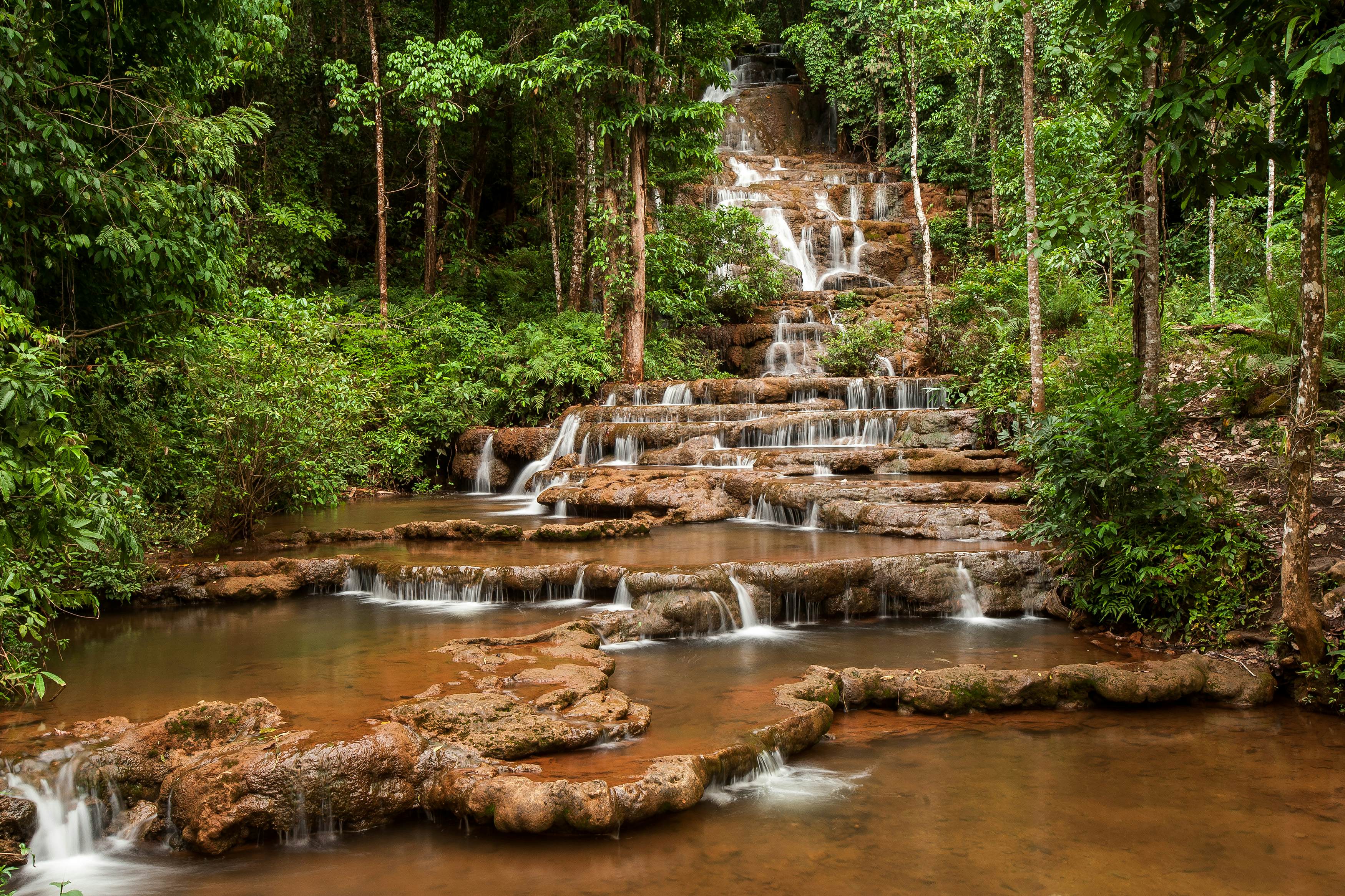 Waterfall at Pha Charoen National Park, Mae Sot, Tak, Thailand